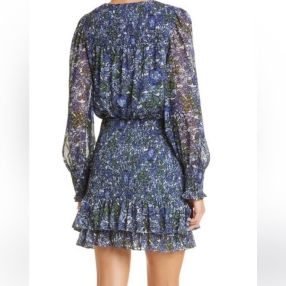 Veronica Beard Luxury Designer Floral Ruffle Dress EUC Size 8 - Picture 4 of 10